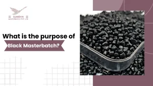 What is the Purpose of Black Masterbatch?